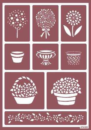 Stencil Flex 21 Botanica