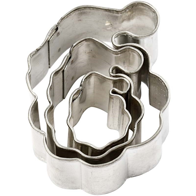 Cortador Papa Noel 3 Pz.