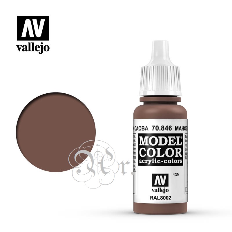 Vallejo Model Color 70.846 Marron Caoba 17 ml
