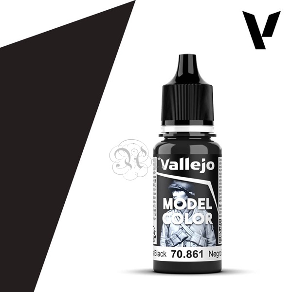 Model Color 861 18 Ml. Negre Brillant