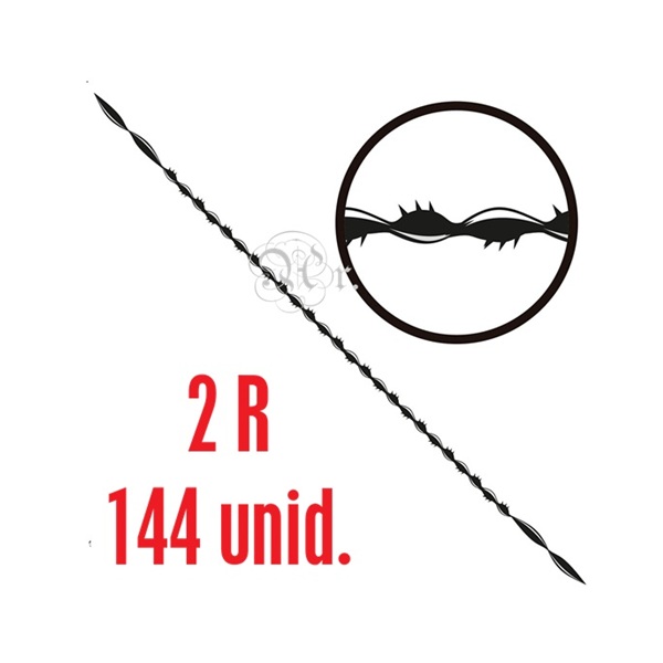 Pelos Espirales 13 Cm. Nº 2 144 U.