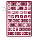 [1823135] Stencil Flex 35 Abecedario Completo