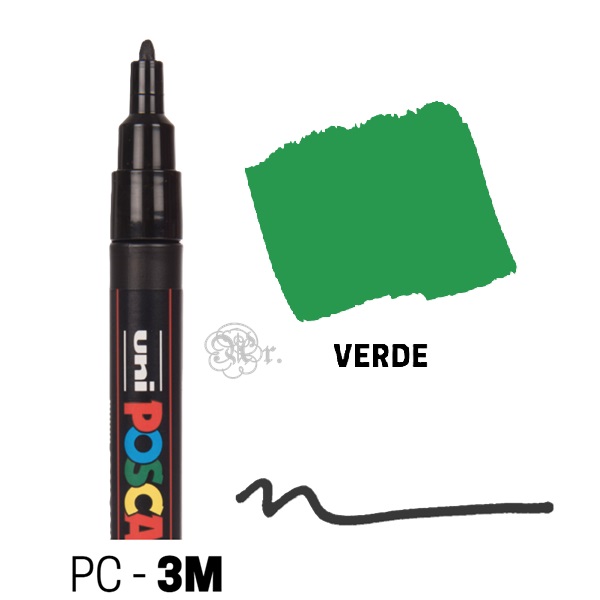 Rotulador Posca PC-3M Verde