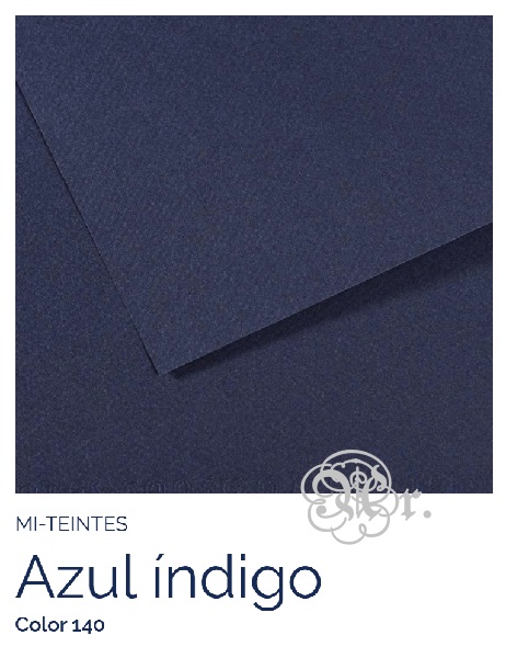 Papel Canson Mi-Teintes 140 azul índigo