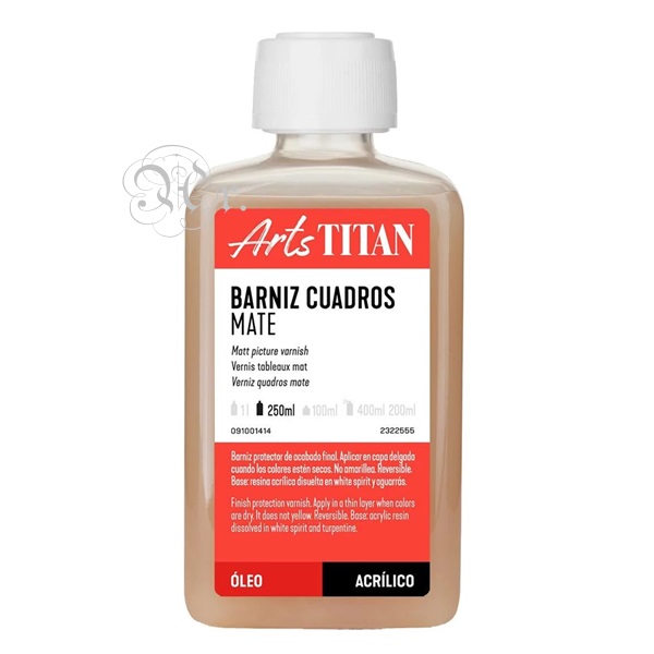 Barniz Cuadros Titan Mate 250 ml