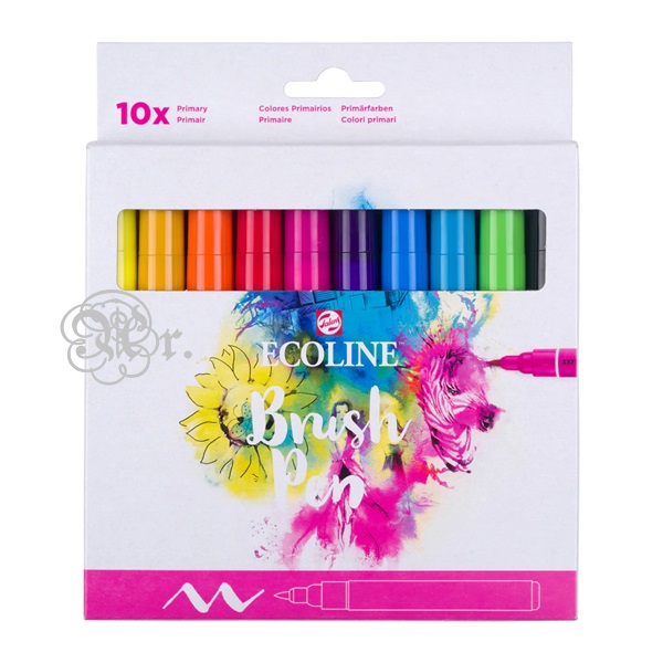 Set 10 Rotuladores Ecoline Primarios