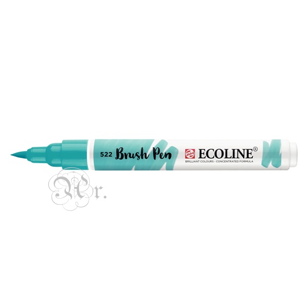 Ecoline Brushpen 522 Azul Turquesa