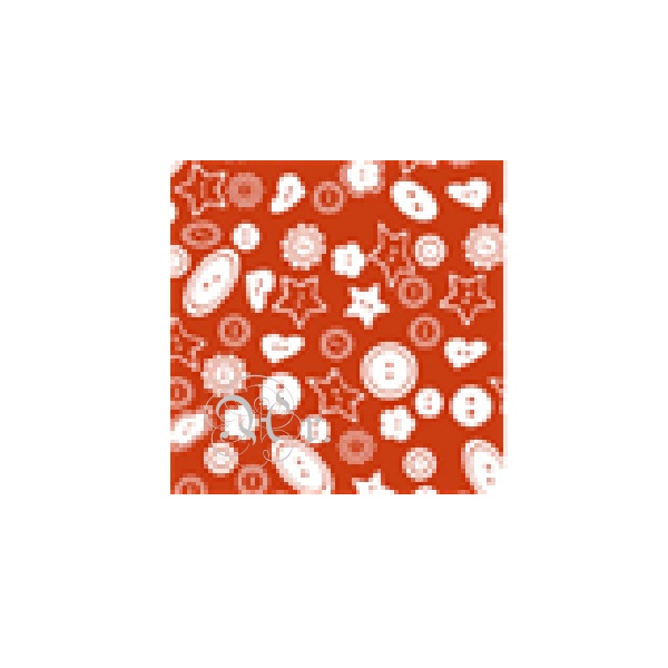 Goma Eva Botones Rojo 33*50 Cm.