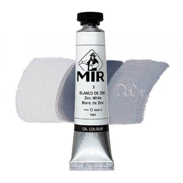Oleo MIR 3 Blanco De Zinc 20 ml