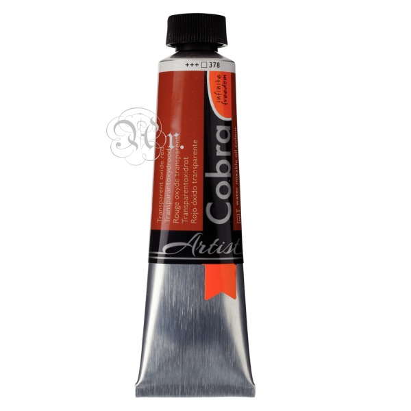 Oleo Cobra Artist Rojo Oxido Transparente 40 ml