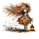 [0886014] Transfer Textil Dtf 18*18 Cm. Pelo Al Viento