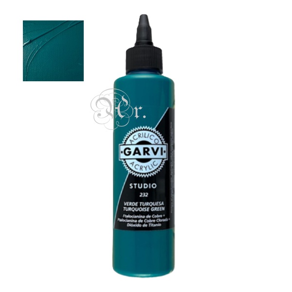 Acrilico Garvi 200 ml. VERDE TURQUESA