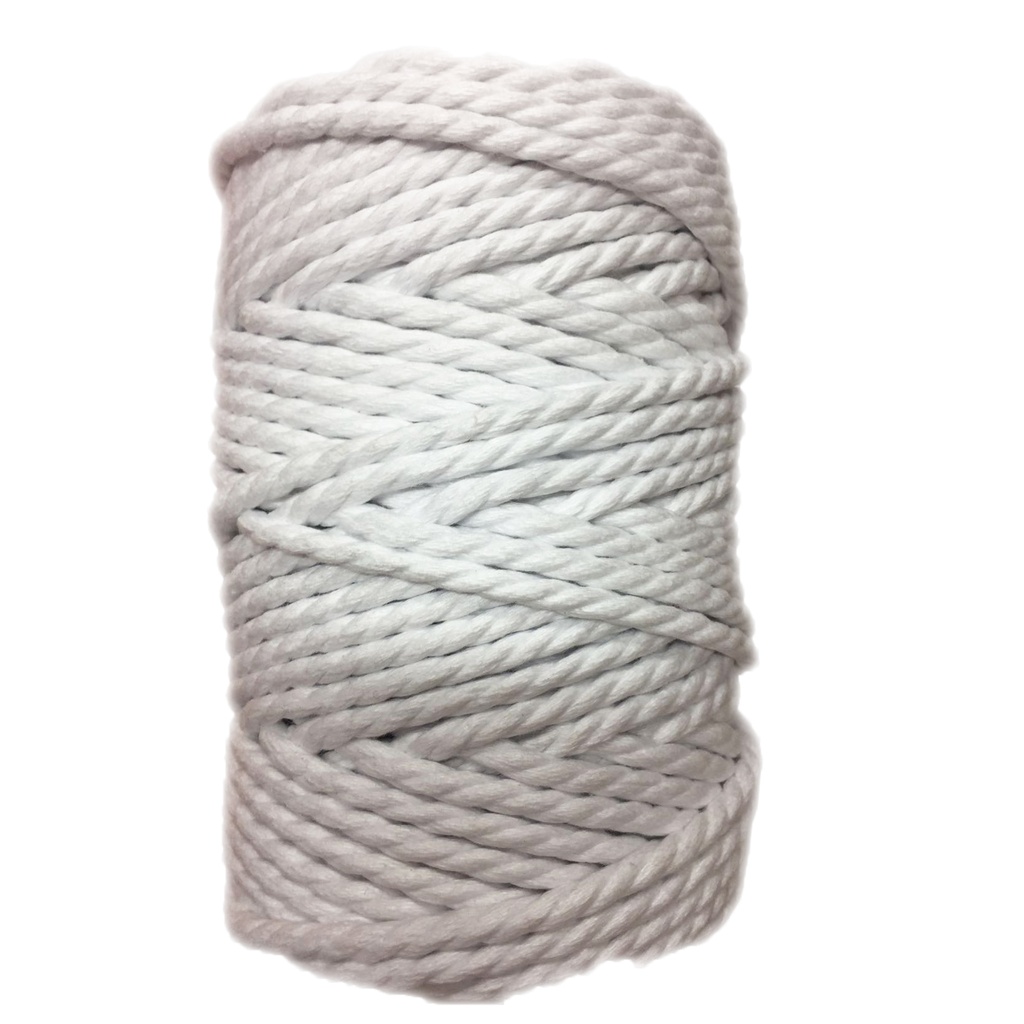 Bobina Macrame 5 Mm. 700 G. Blanco