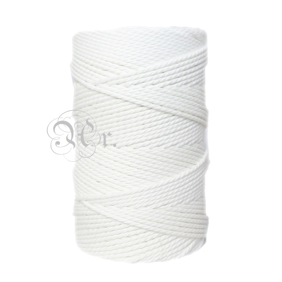 Bobina Macrame 4 Mm. 500 G. Blanco