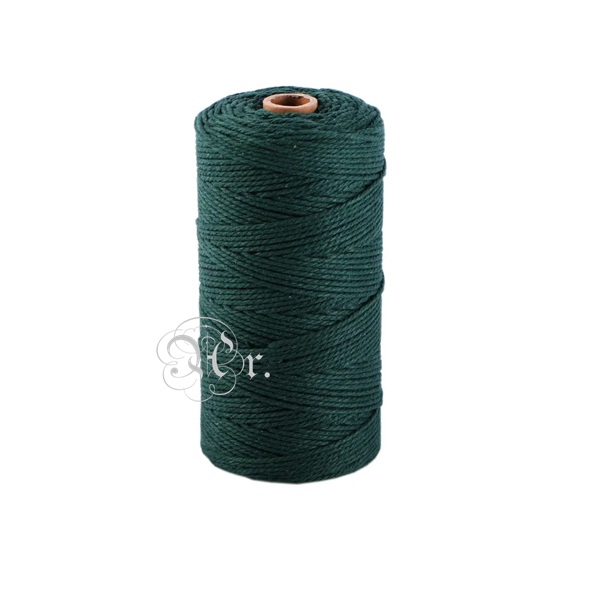 Bobina Macrame 2 Mm. Verde Botella