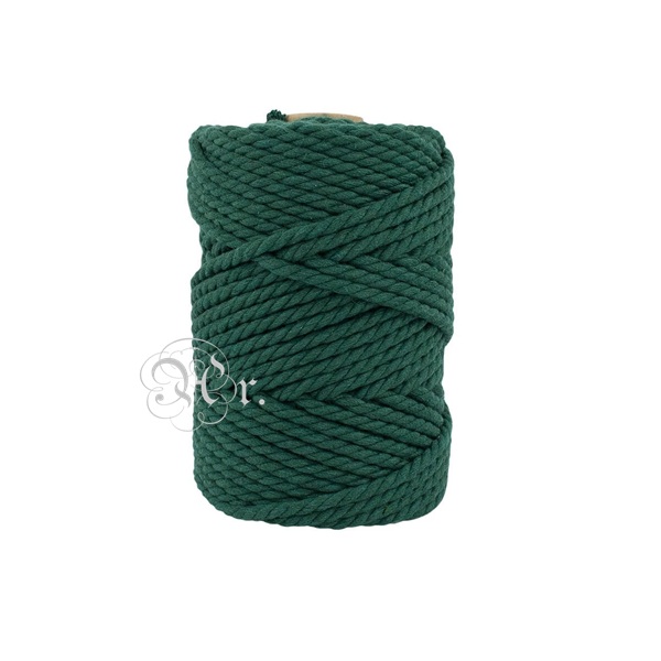 Bobina Macrame 5 Mm. Verde Botella