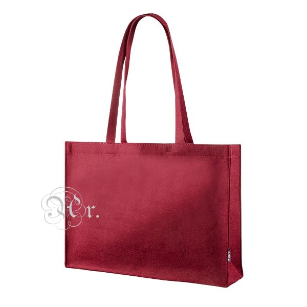 Bolsa Tote Fieltro Burdeos 45*13*32 cm.