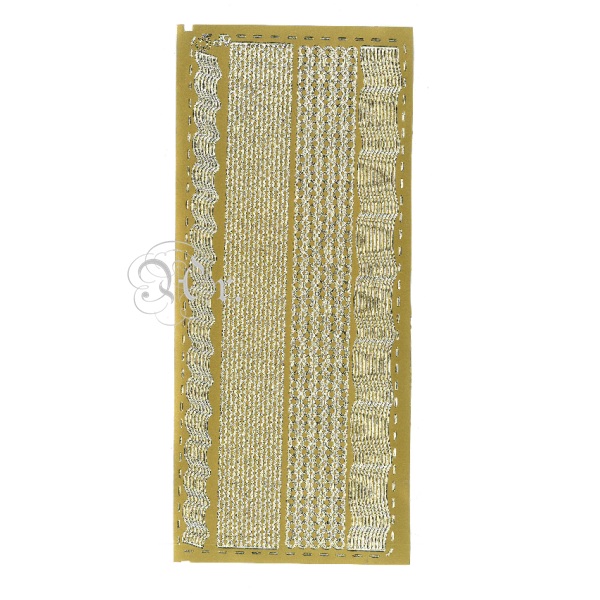 Sticker Oro 167 Cenefas