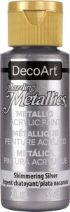 Dazzling Metallics DA070 Shimmering Silver 59 ml