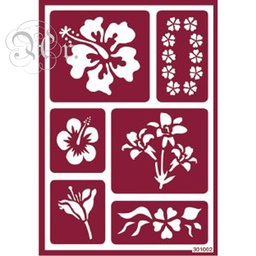 [1823102] Stencil Flex 02 Flores