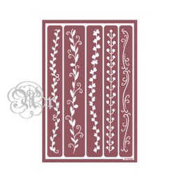 [1823132] Stencil Flex 32 Cenefas Alargadas