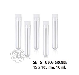 [0913041] Set 5 Tubo Plastico Grande