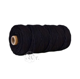 [0805040] Bobina Macrame 5 Mm. Negro