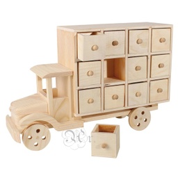 [1113723] Calendari Advent Camió 28.5*19*9.5 Cm.