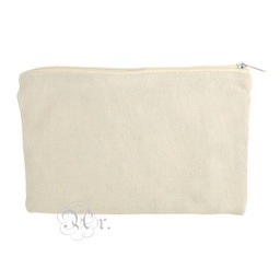 [0841343] Bolsa Algodon Cremallera 22*13 Cm.