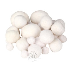 [2305021] Pompones Grandes 72 U. Blancos