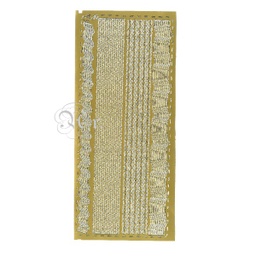 [0897167] Sticker Oro 167 Cenefas