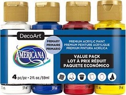 [1801200] Americana Acrylics Set 4 colores 59 ml