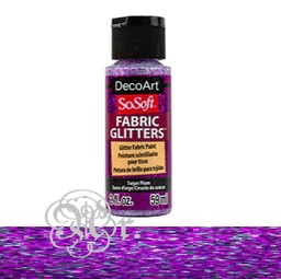[1857316] So-Soft Glitter DSSFG16 Azucar Plum 59 ml