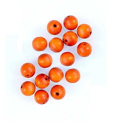 Bola Madera 8 Mm. Naranja