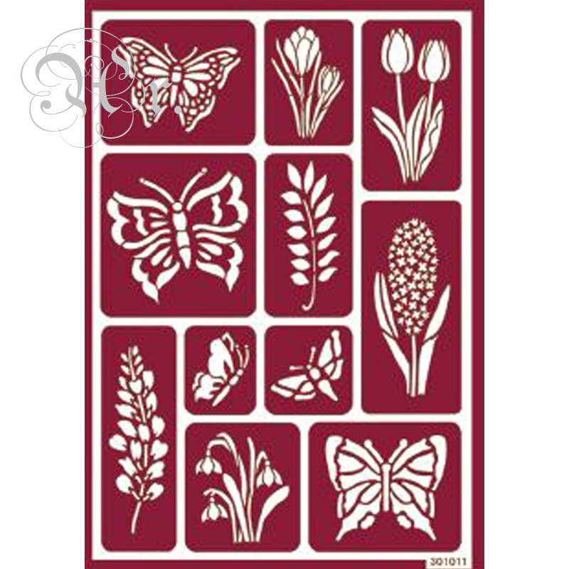 Stencil Flex 11 Mariposas