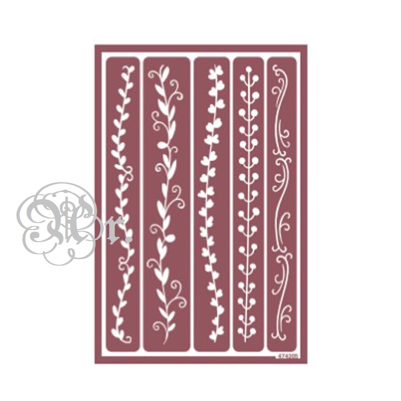 Stencil Flex 32 Cenefas Alargadas
