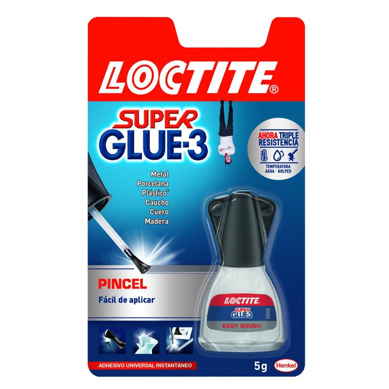 Super Glue-3 5 G. Pincel Loctite