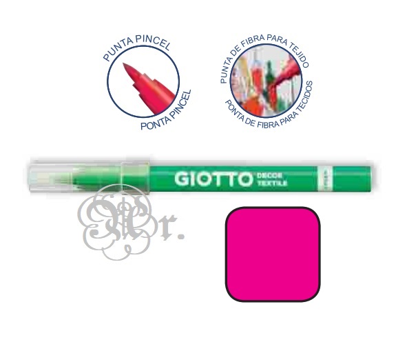 Rotulador Textil Giotto Rosa