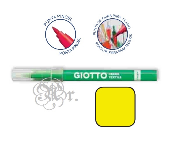 Rotulador Textil Giotto Limon