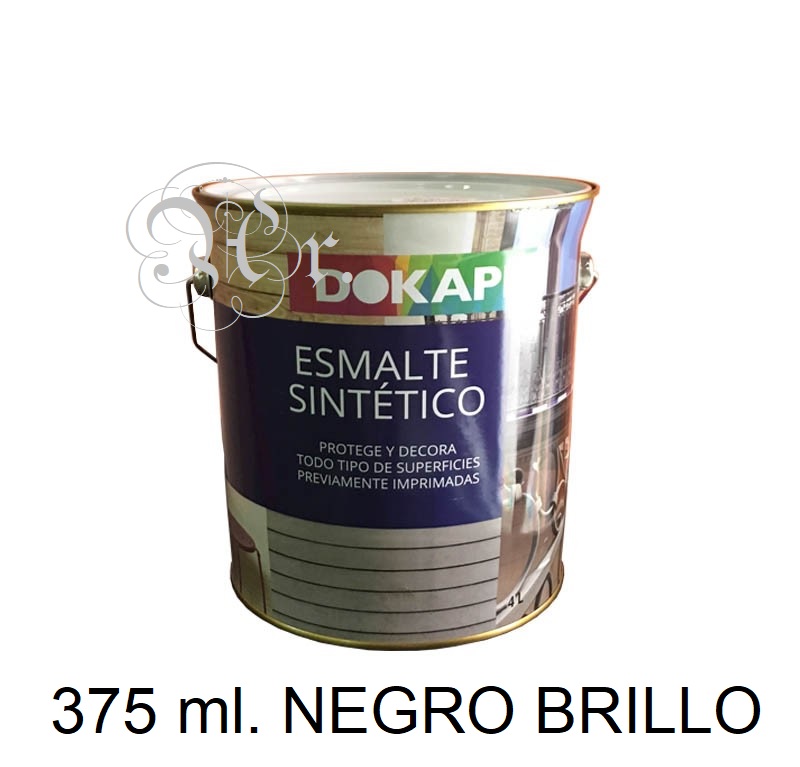 Esmalte Negro Brillo 375 Ml.
