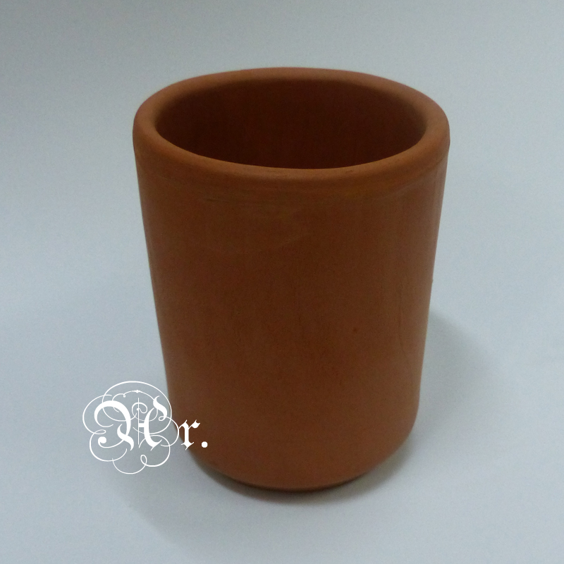 Vaso Barro 6.5*8 Cm.