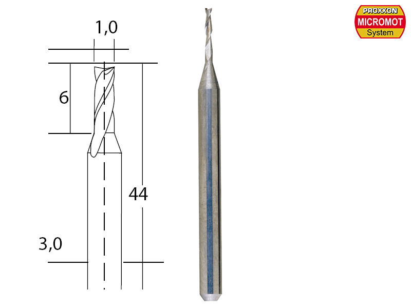 Fresa M. Duro 1 Mm. 28758