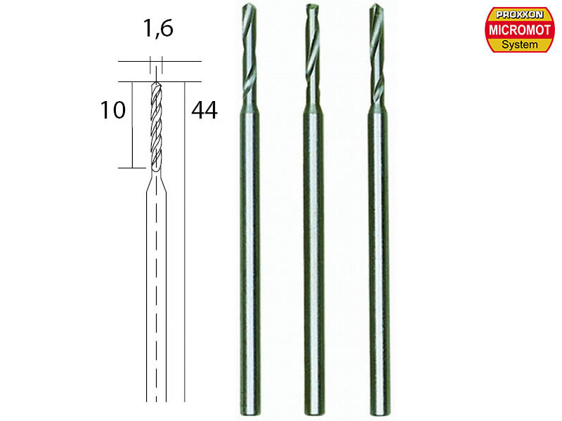 Set 3 Broca 1,60 Mm. 28858