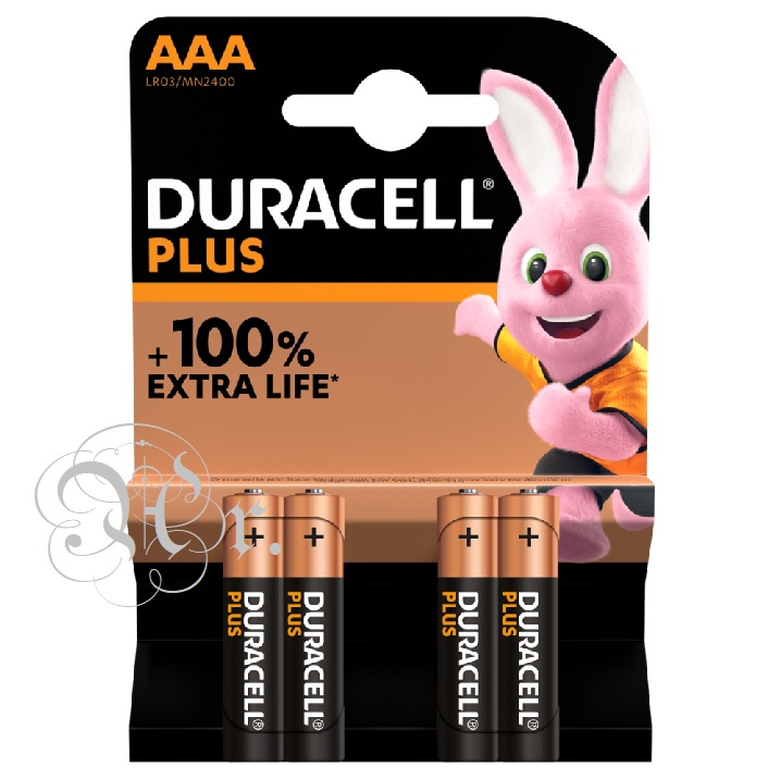 Pila Duracell Plus R3 AAA 4 U.