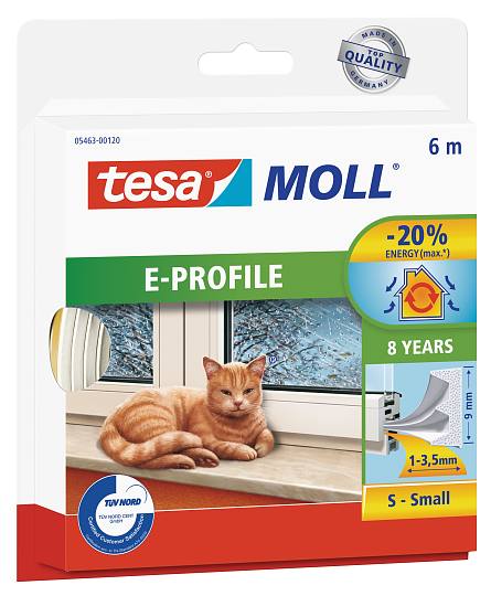 Tesa Moll Caucho Blanco 6 M.