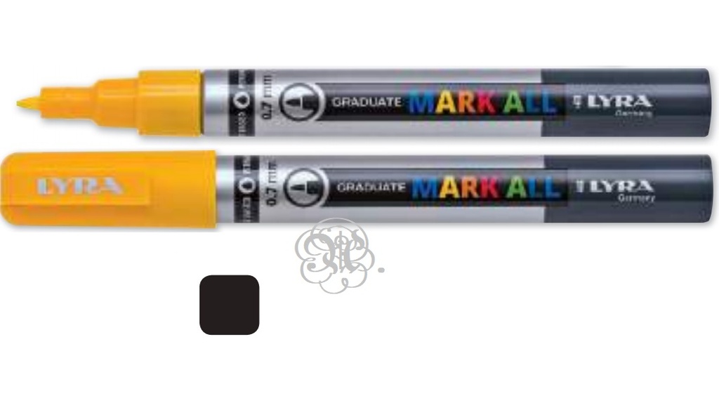 Rotulador Lyra Mark All 0.7 mm Negro