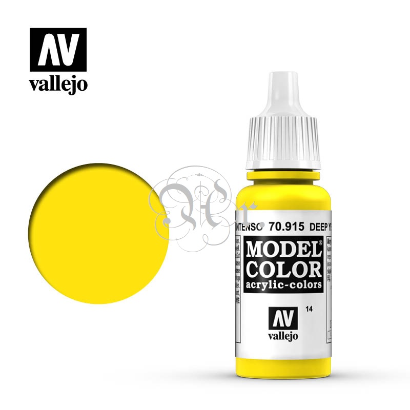 Vallejo Model Color 70.915 Amarillo Intenso 17 ml