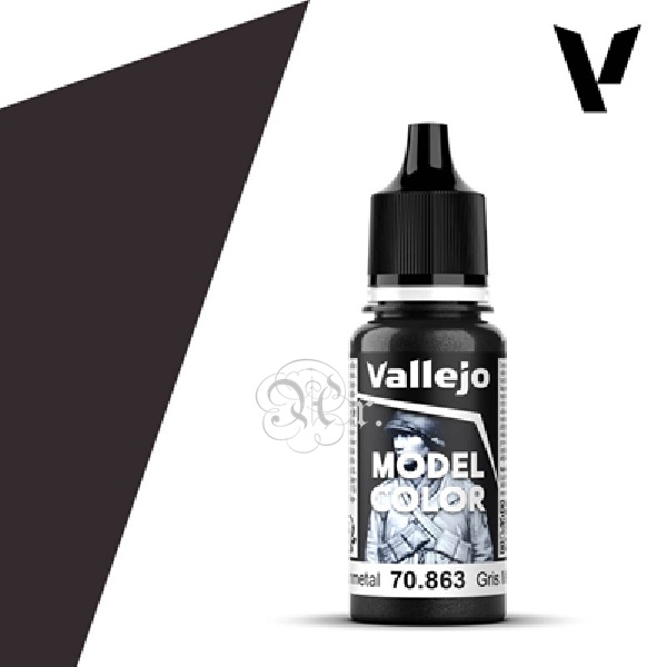 Vallejo Model Color 70.863 Gris Metalizado 18 ml
