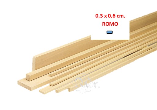 Micro Liston Ayoux 3*6*800 Mm. Romo