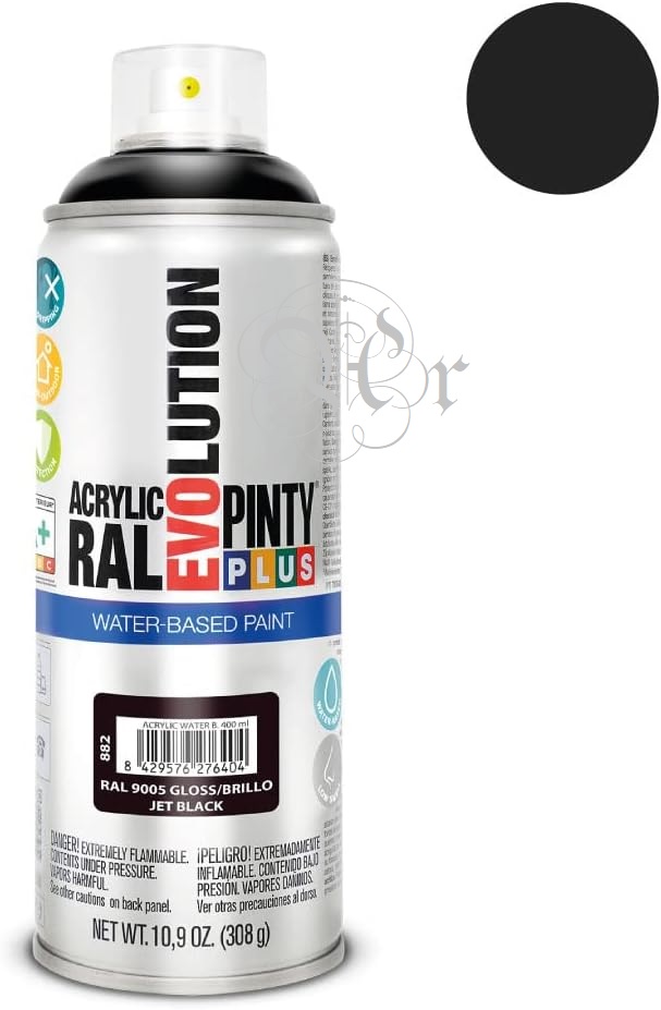 Pintyplus Evolution Water RAL 9005 Jet Black